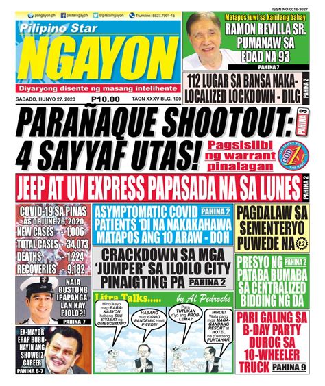 balitang pinoy|philstar news philippines philstar ngayon.